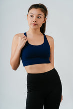 Load image into Gallery viewer, Limitless Sports Bra (Sapphire)