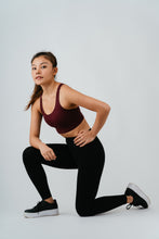 Load image into Gallery viewer, Limitless Sports Bra (Wine)
