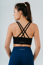 Load image into Gallery viewer, Up and at 'em Longline Bra (Onyx)