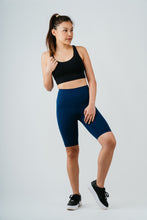 Load image into Gallery viewer, Up and at 'em Longline Bra (Onyx)