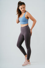 Load image into Gallery viewer, Up and at 'em Longline Bra (Sky)