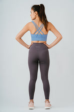 Load image into Gallery viewer, Up and at 'em Longline Bra (Sky)