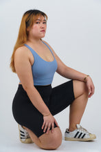 Load image into Gallery viewer, Up and at 'em Longline Bra (Sky)