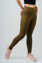 Load image into Gallery viewer, Determination Tights (Olive)
