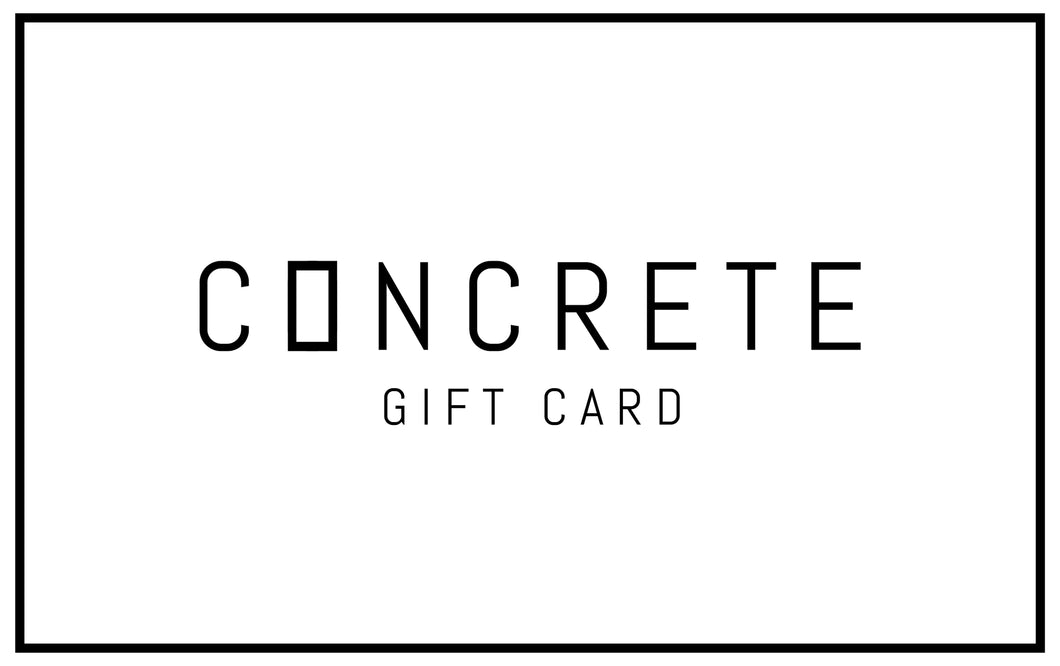 Concrete Gift Card