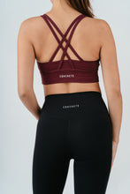 Load image into Gallery viewer, Limitless Sports Bra (Wine)
