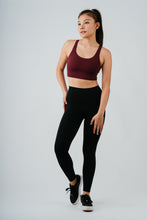 Load image into Gallery viewer, Limitless Sports Bra (Wine)
